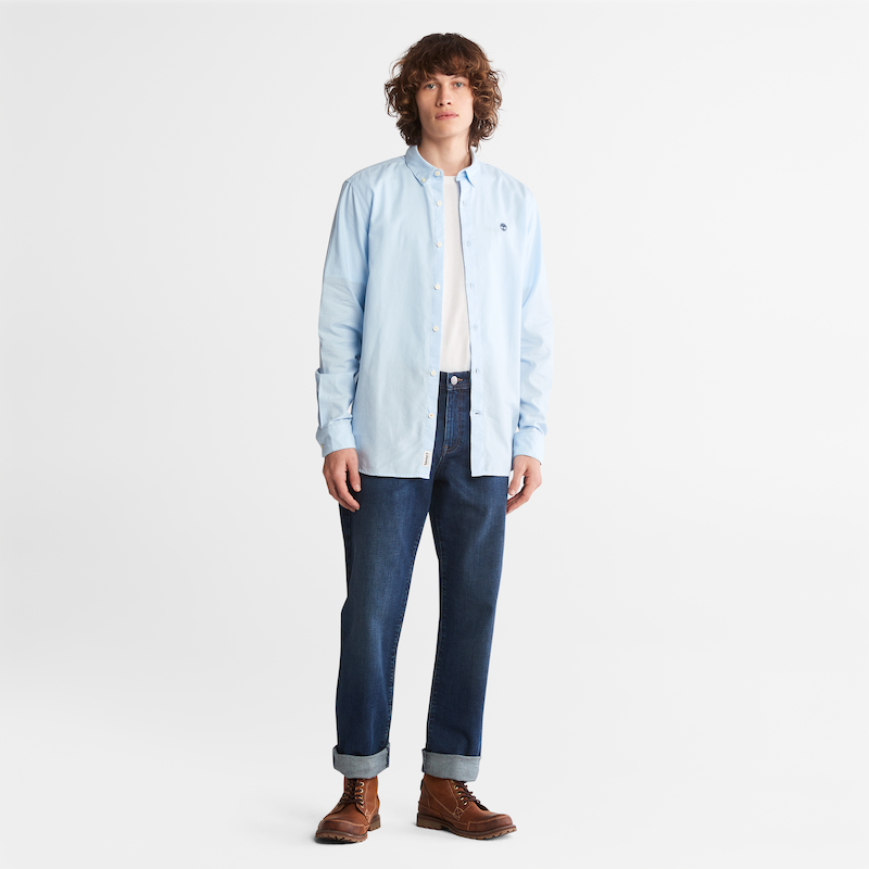 Mill River Elevated Oxford Regular Fit Shirt For Men