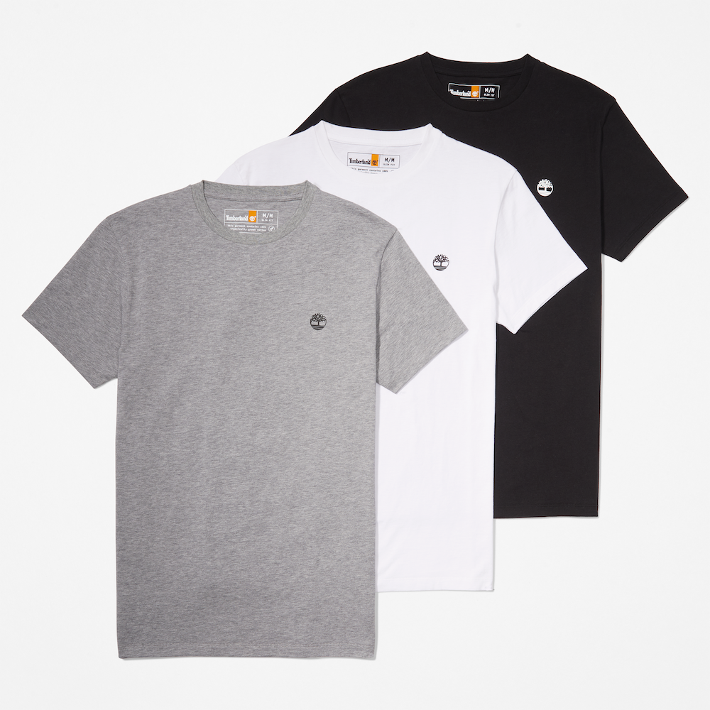 3-Pack Basic Jersey Crew T-Shirt For Men