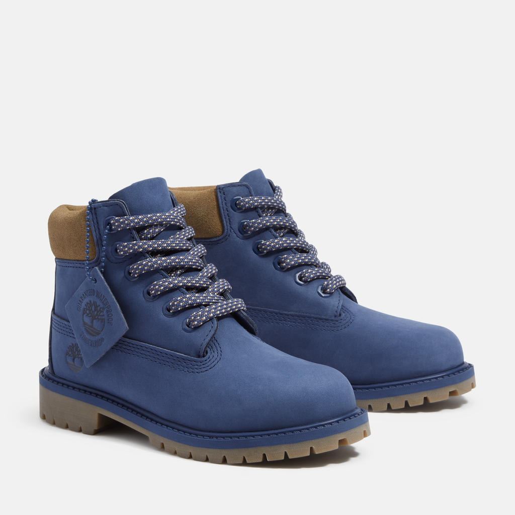 Timberland Premium 6 Inch Lace Up Waterproof Boot For Youth