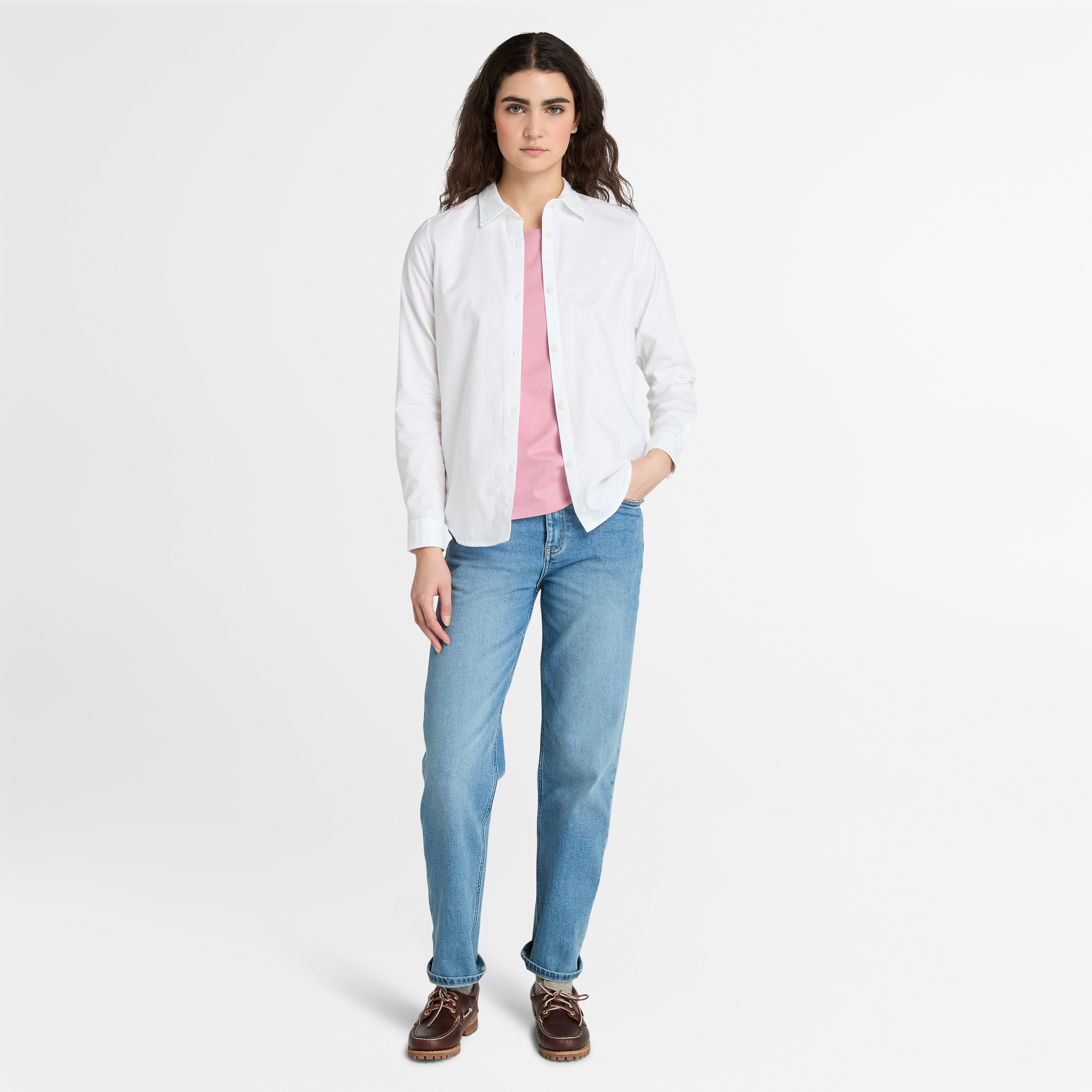 Oxford Long-Sleeve Shirt  For Women