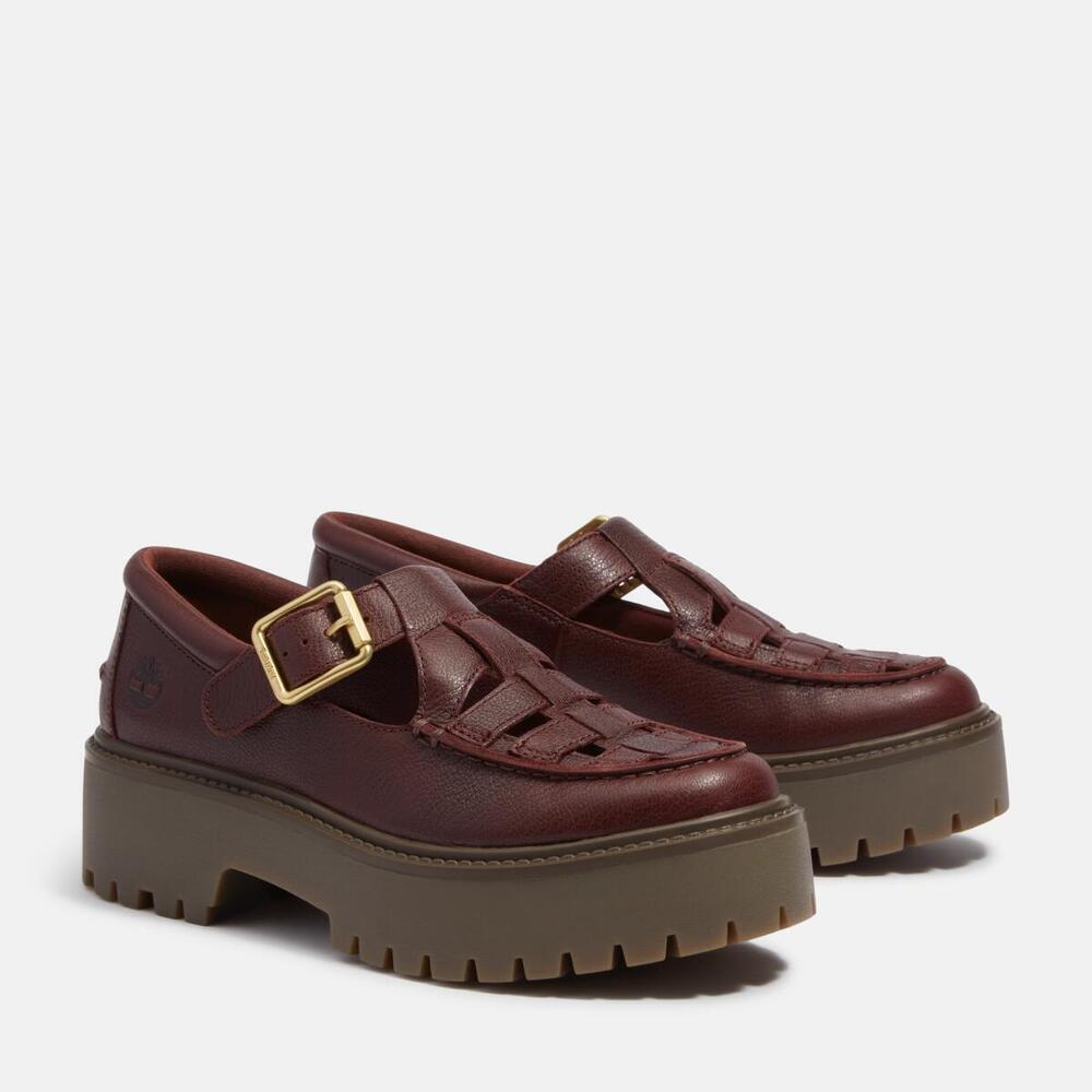 Stone Street Buckle Shoe For Women