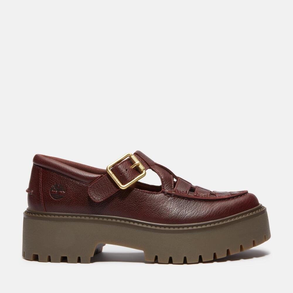Stone Street Buckle Shoe For Women
