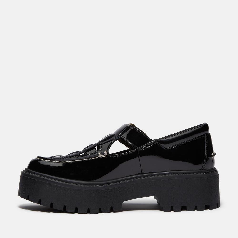 Stone Street Buckle Shoe For Women