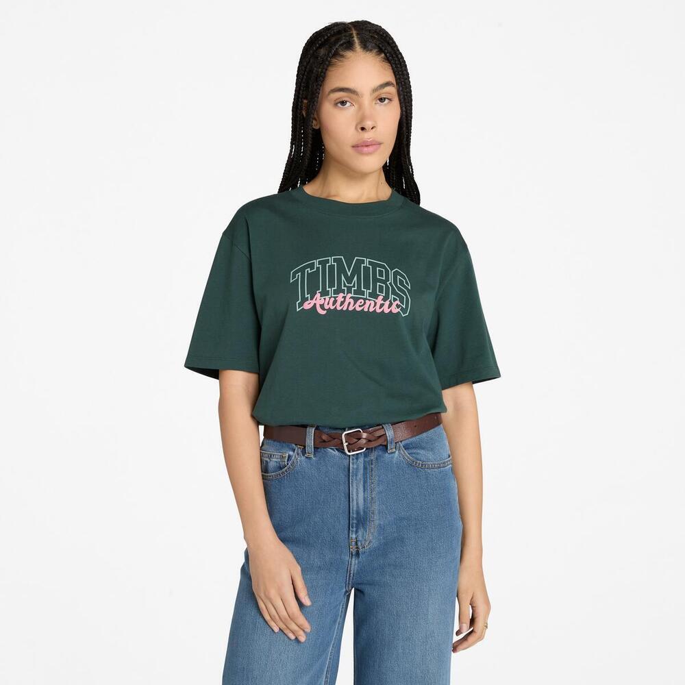 Varsity Graphic Short-Sleeve T-Shirt For Women
