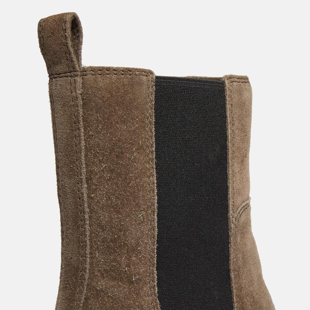 Bellevaux Mid Chelsea Suede Boot For Women