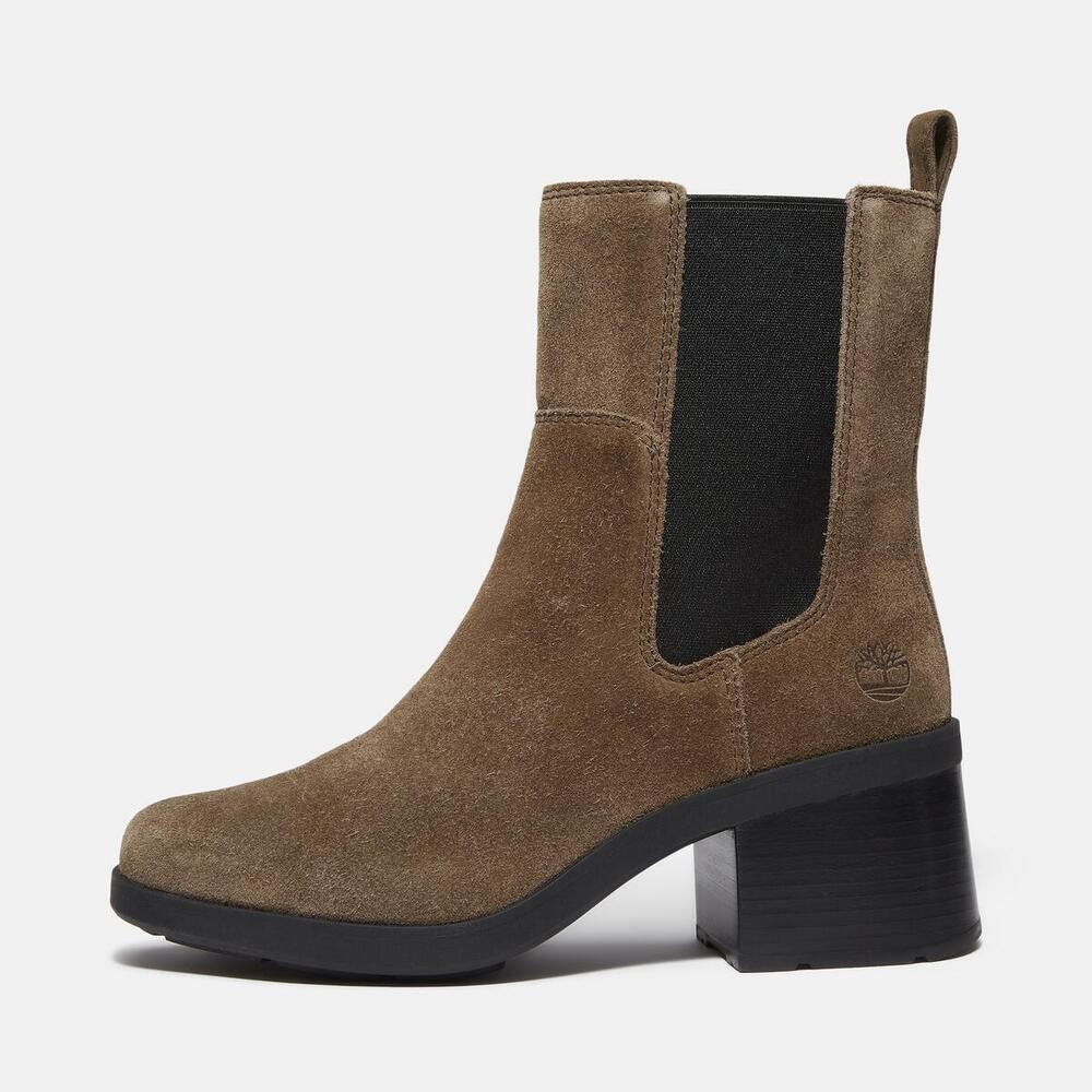Bellevaux Mid Chelsea Suede Boot For Women