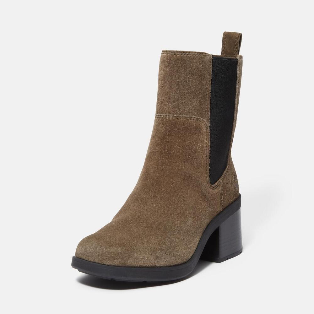 Bellevaux Mid Chelsea Suede Boot For Women