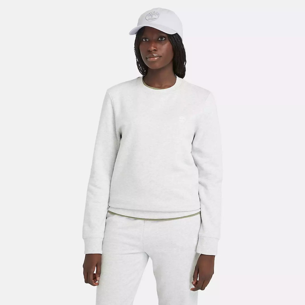 Brushed Back Crew Neck Sweatshirt For Women