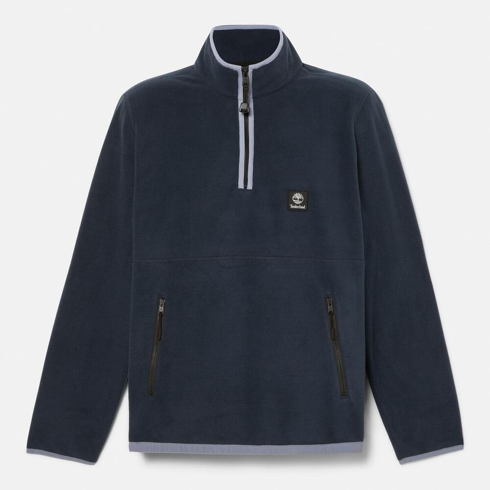 1/4 Zip Polar Fleece Sweater For Men