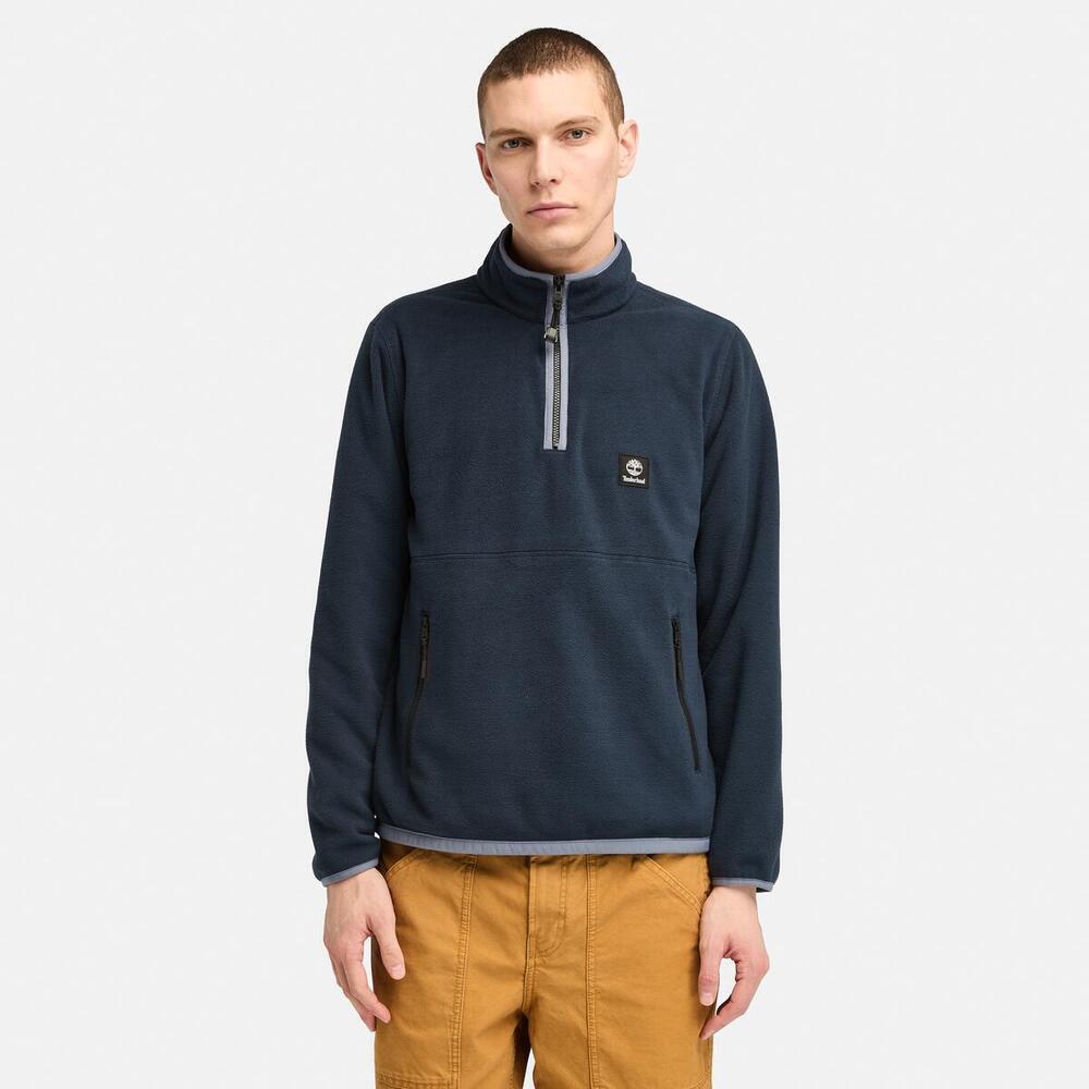 1/4 Zip Polar Fleece Sweater For Men