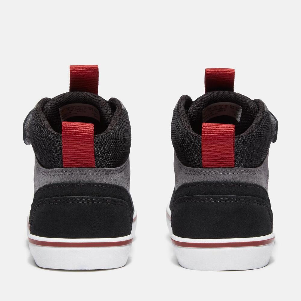 Stone Jump Mid Hook & Loop Sneaker For Youth
