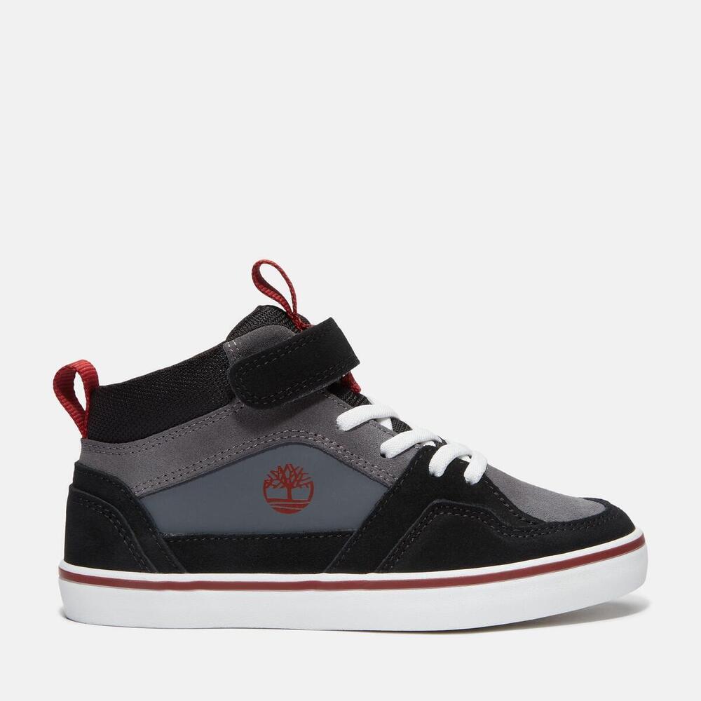 Stone Jump Mid Hook & Loop Sneaker For Youth
