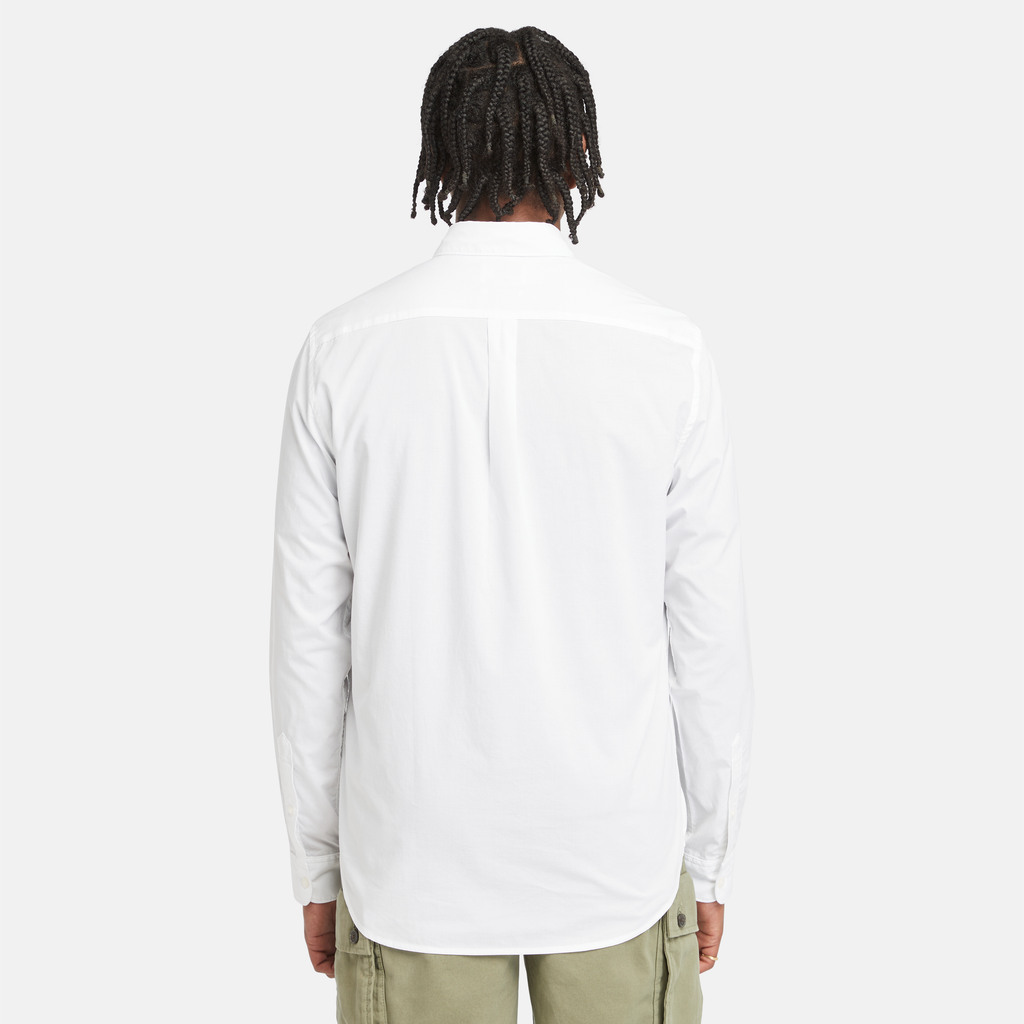 Long Sleeve Stretch Poplin Shirt  for Men