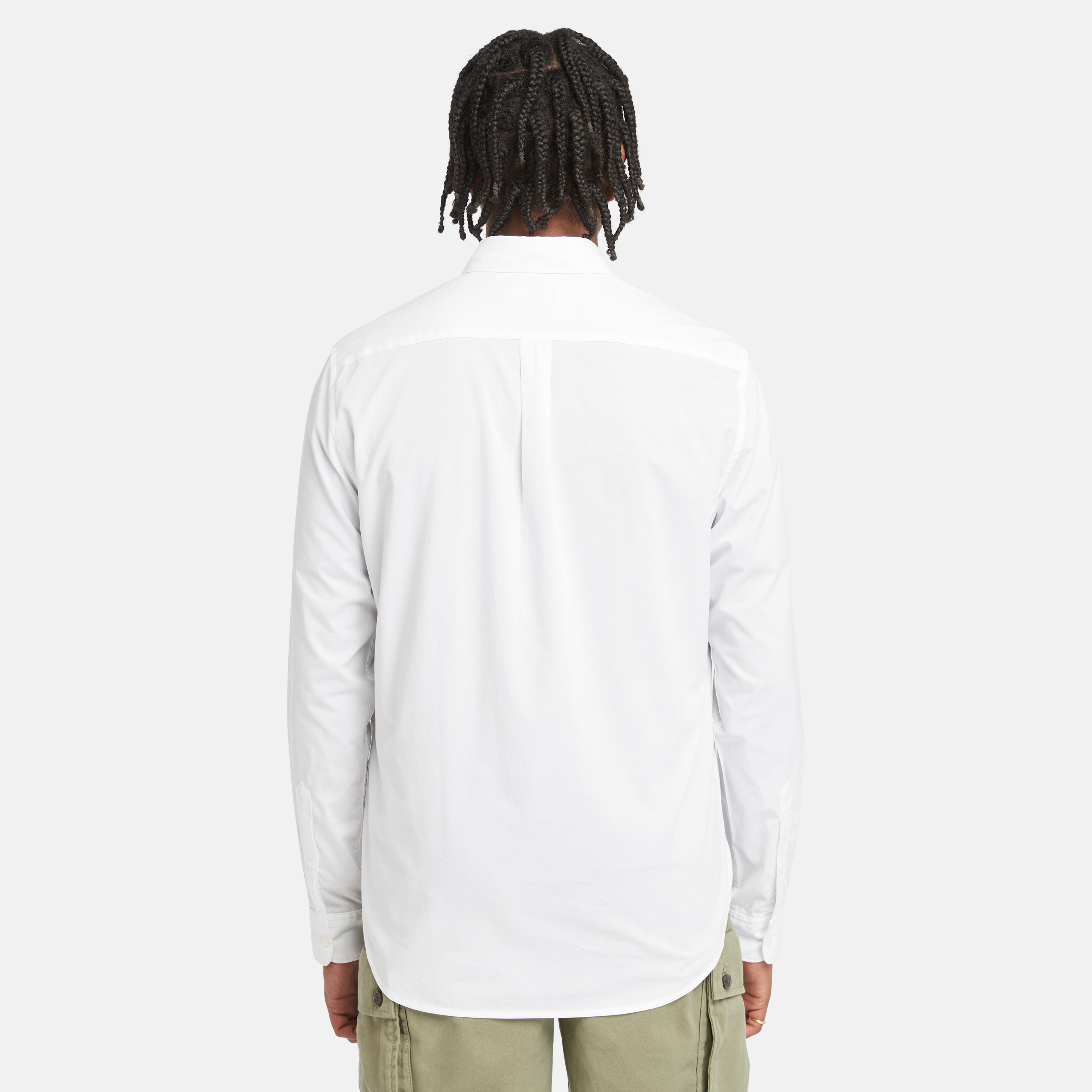 Long Sleeve Stretch Poplin Shirt  for Men