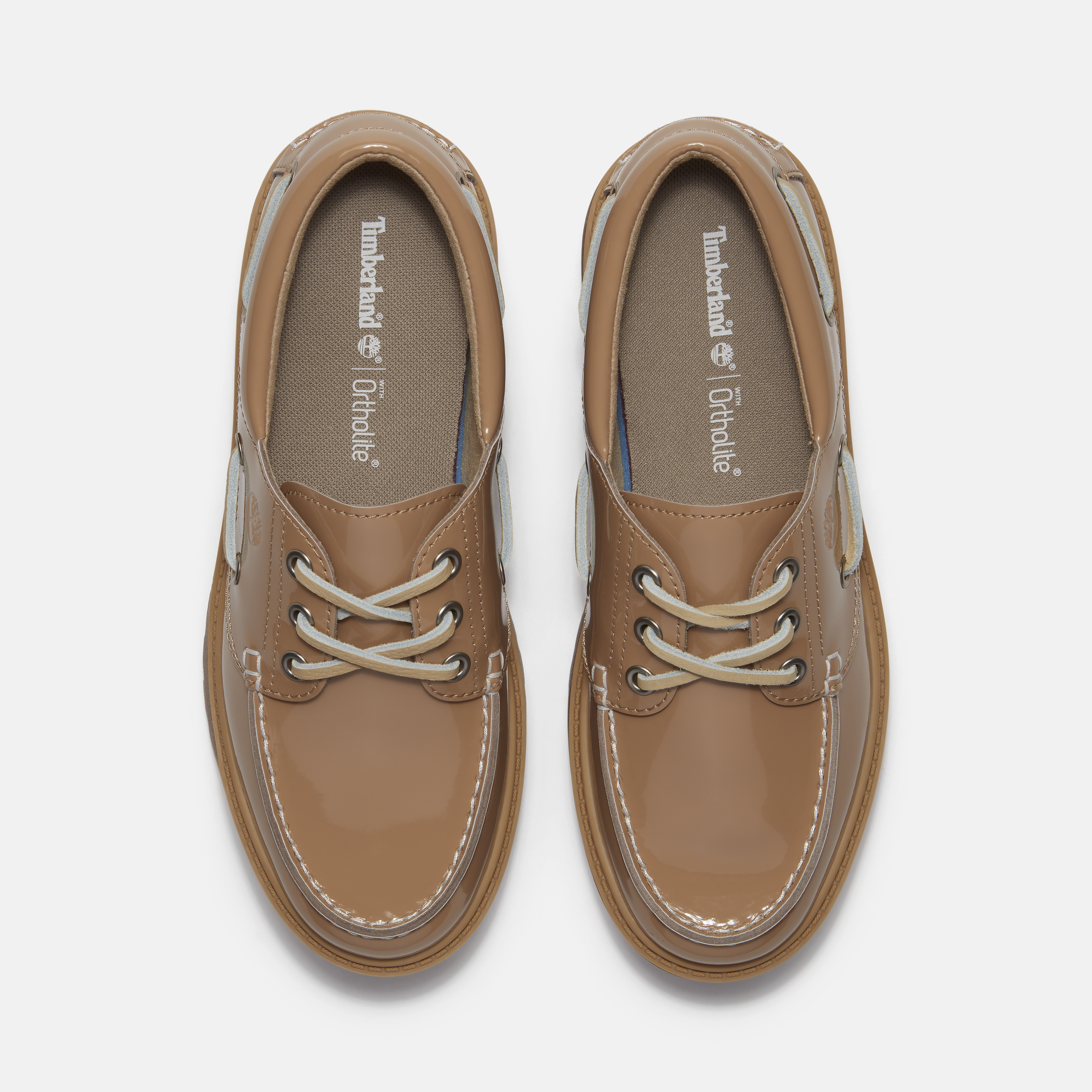 Stone Street Patent Leather Boat Shoe For Women