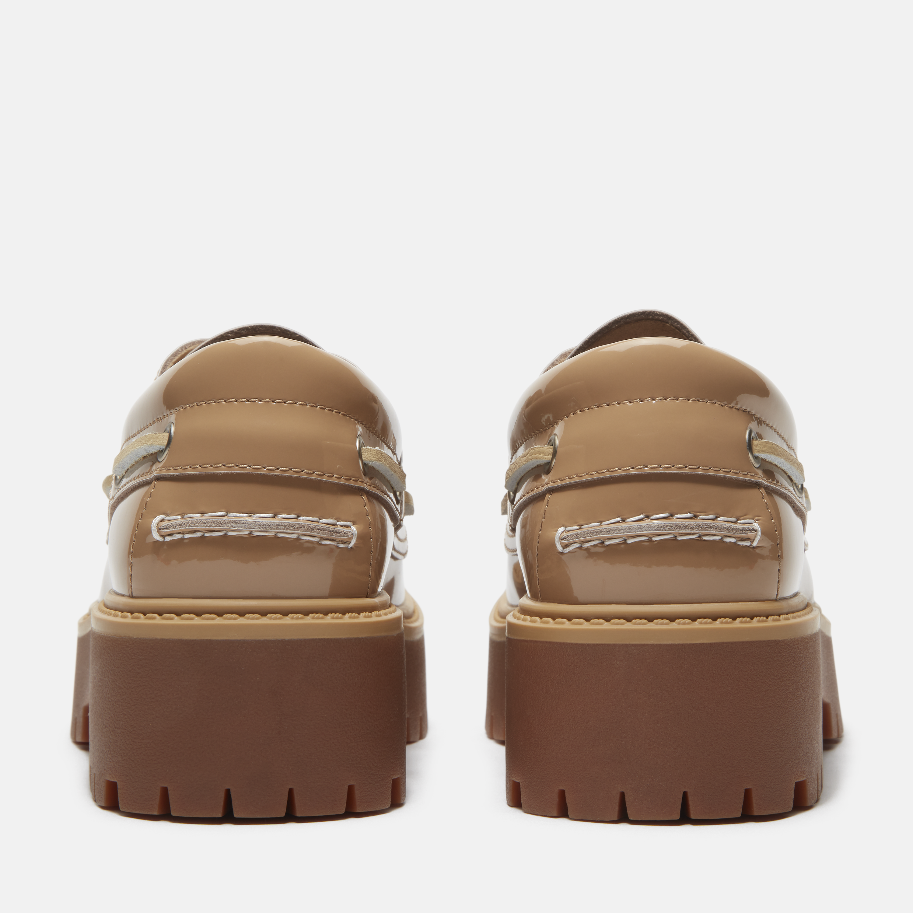 Stone Street Patent Leather Boat Shoe For Women
