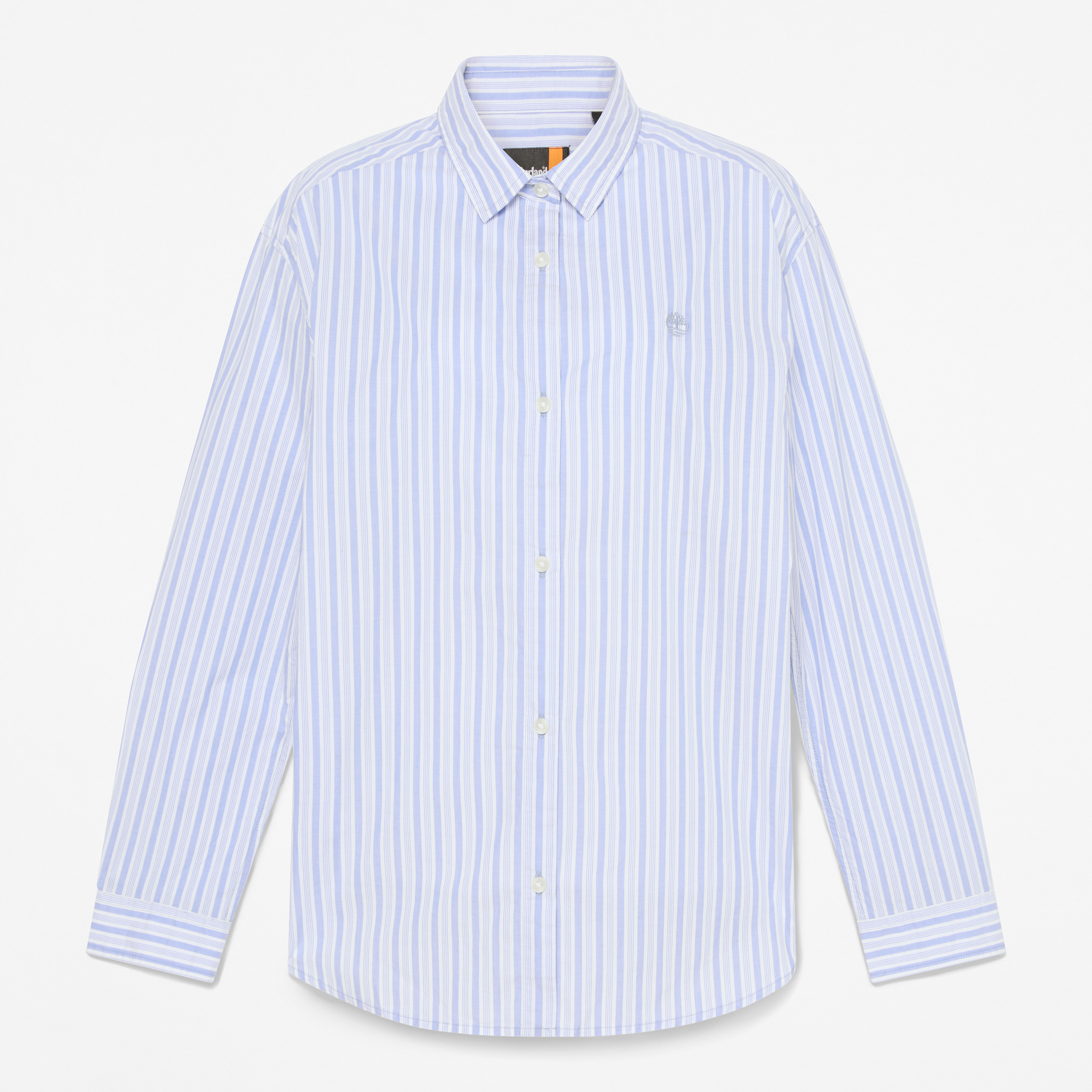 Popeline Stripe Long-Sleeve Shirt For Women