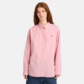Popeline Stripe Long-Sleeve Shirt For Women
