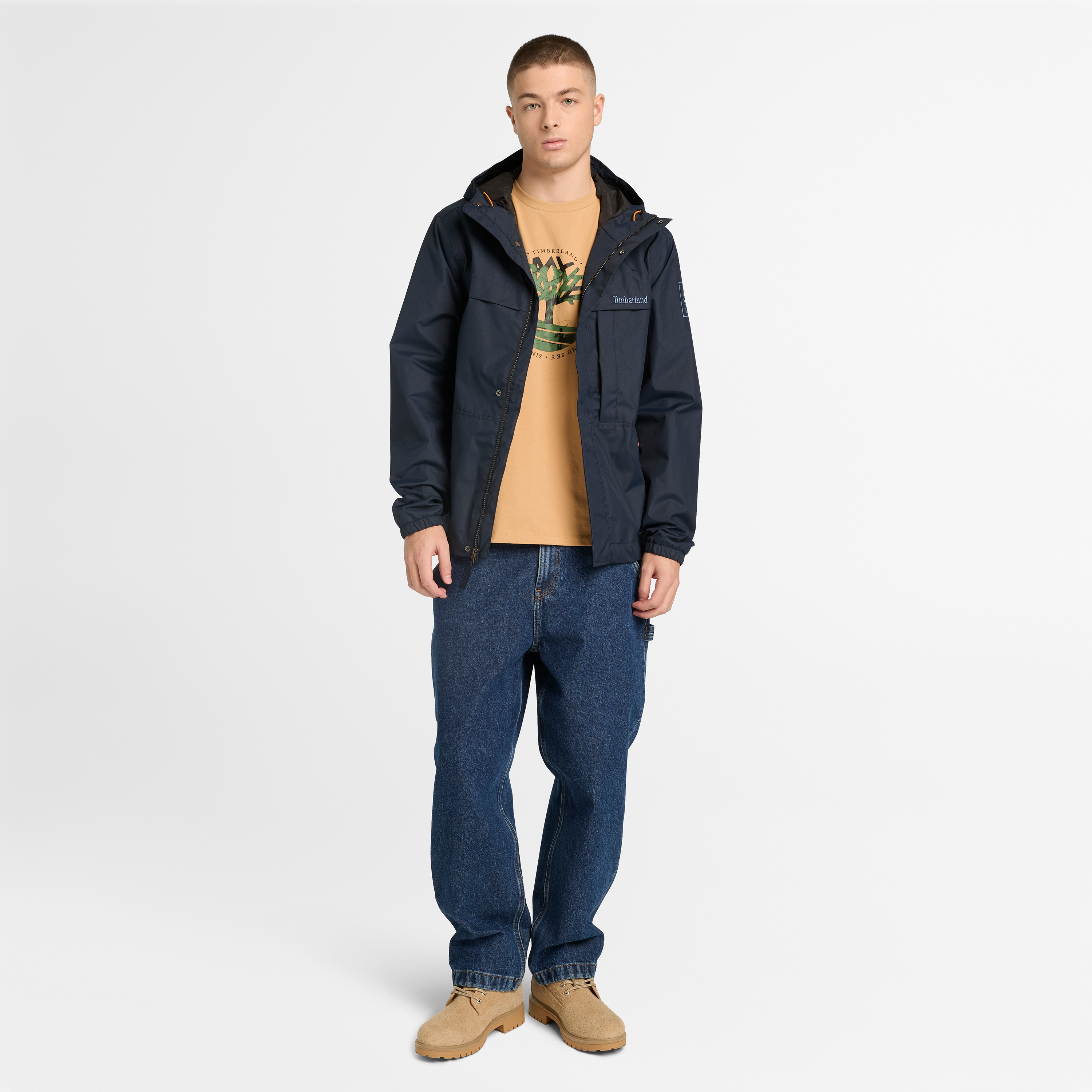 Tree Logo Lake House Graphic T-Shirt For Men