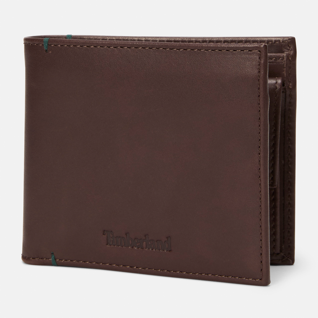 Riverton Leather Bi-Fold Coin Wallet