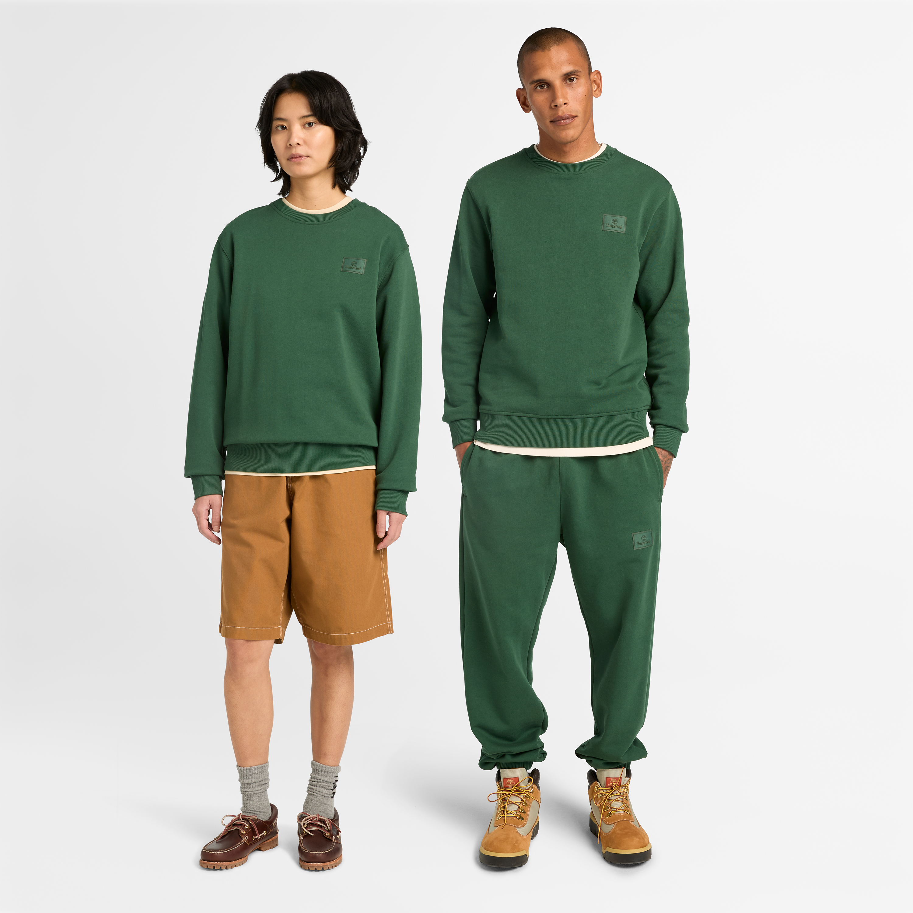 Silicon Badge Crew Neck Sweater For Men