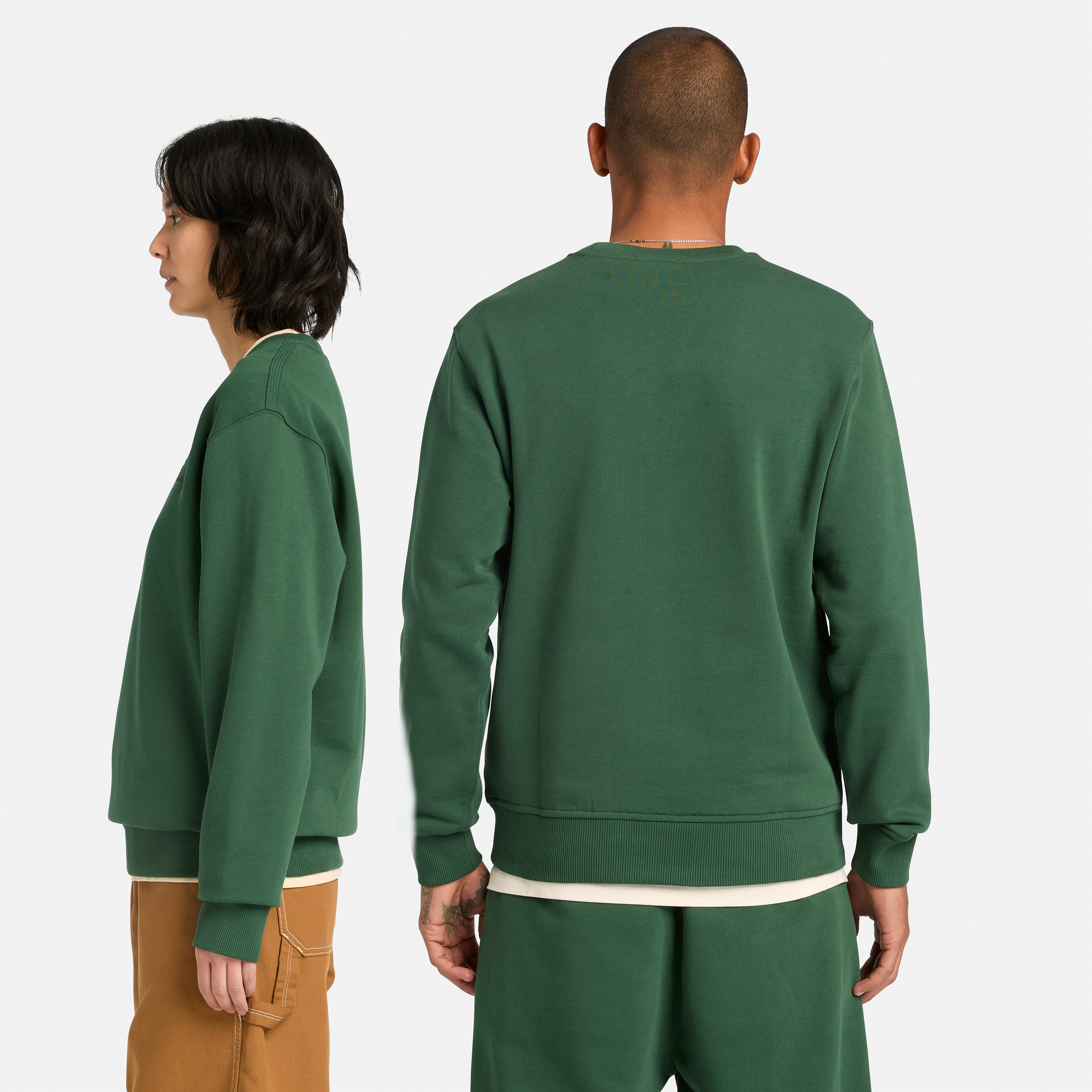 Silicon Badge Crew Neck Sweater For Men