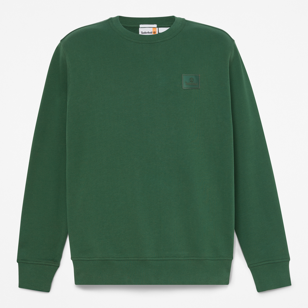 Silicon Badge Crew Neck Sweater For Men