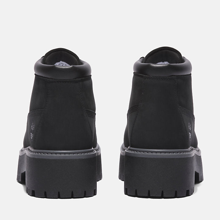 TIMBERLAND STONE STREET PLATFORM WATERPROOF CHUKKA FOR WOMEN IN BLACK
