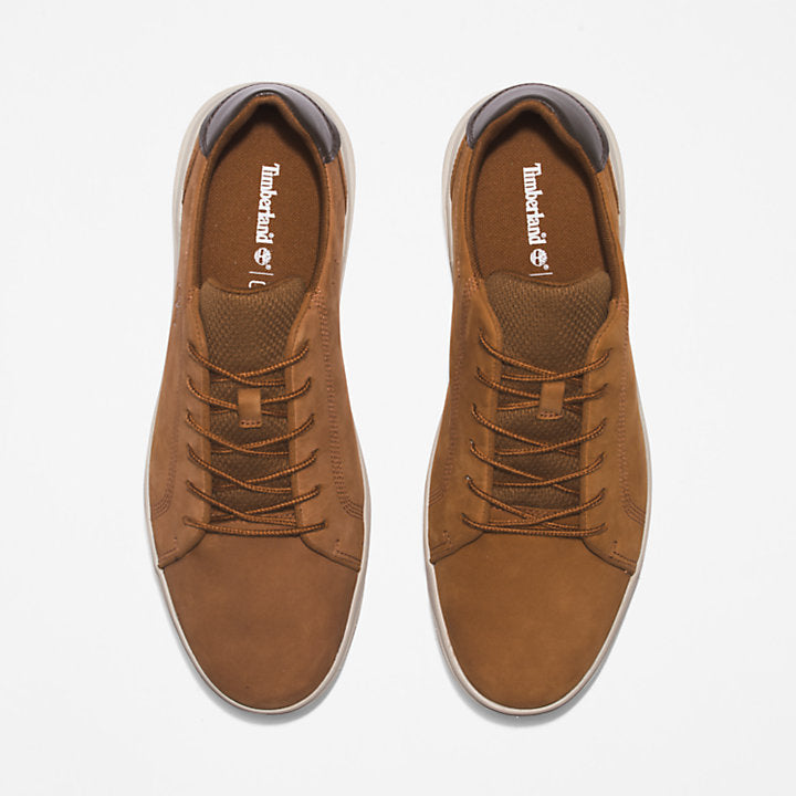 Timberland Seneca Bay Leather Sneaker For Men In Light Brown