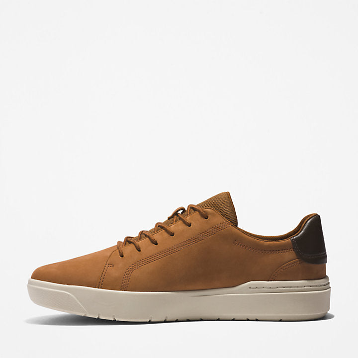 Timberland Seneca Bay Leather Sneaker For Men In Light Brown